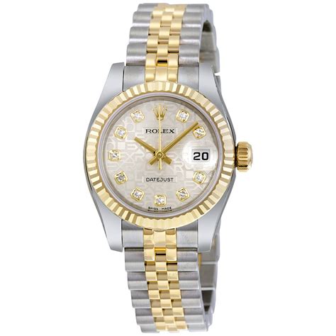 rolex lady datejust diamond bracelet